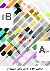 Abstract lines vector geometrical modern background
