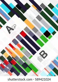 Líneas abstractas de fondo geométrico moderno