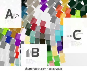 Líneas abstractas de fondo geométrico moderno