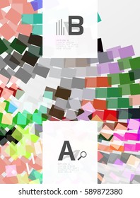 Abstract lines vector geometrical modern background