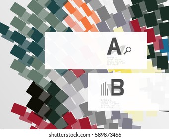 Abstrakte Linien, Vektorgrafik, moderner Hintergrund
