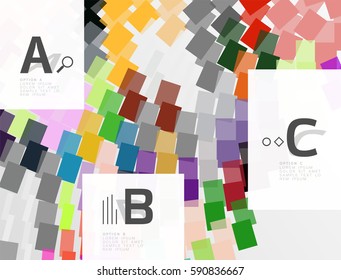 Abstract lines vector geometrical modern background