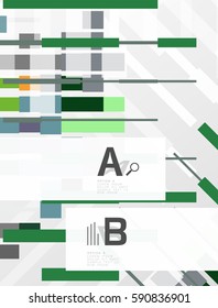 Abstract lines vector geometrical modern background