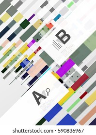 Abstract lines vector geometrical modern background