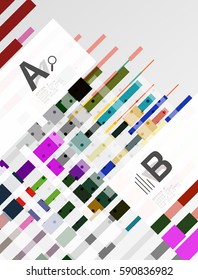 Abstract lines vector geometrical modern background