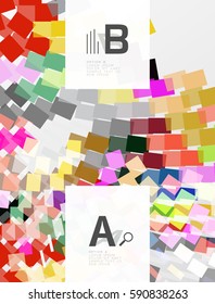 Abstract lines vector geometrical modern background