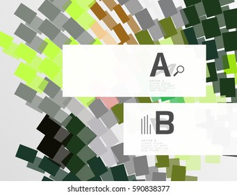 Abstract lines vector geometrical modern background