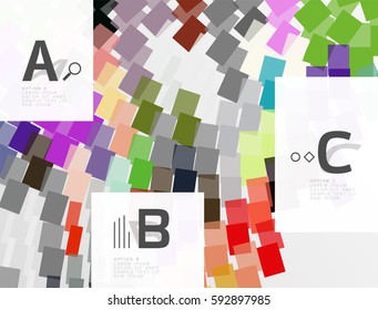 Abstract lines vector geometrical modern background