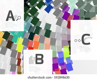 Abstract lines vector geometrical modern background