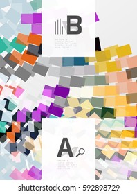 Abstract lines vector geometrical modern background