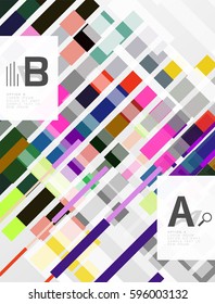 Abstract lines vector geometrical modern background