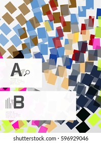 Abstract lines vector geometrical modern background