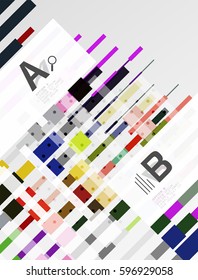 Abstract lines vector geometrical modern background