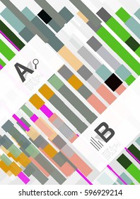 Abstract lines vector geometrical modern background