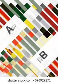 Vetor de linhas abstrato geométrico moderno fundo