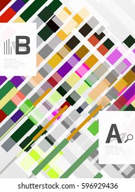 Abstract lines vector geometrical modern background