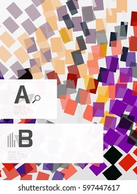 Abstract lines vector geometrical modern background