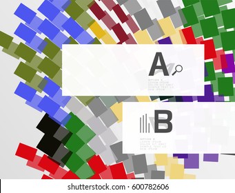 Abstract lines vector geometrical modern background