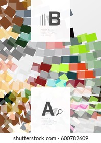Abstract lines vector geometrical modern background