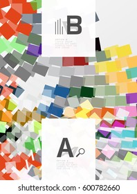 Abstract lines vector geometrical modern background