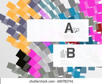 Abstract lines vector geometrical modern background