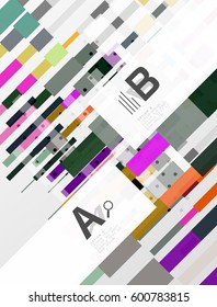 Abstract lines vector geometrical modern background