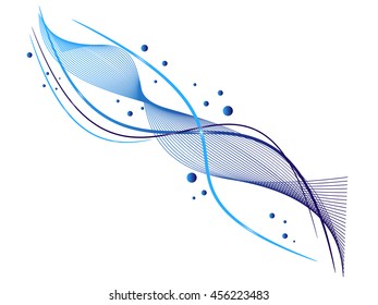 Abstract lines. Vector illustration