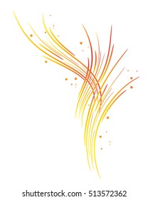 Abstract lines. Vector illustration
