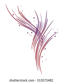 Abstract lines. Vector illustration