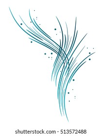 Abstract lines. Vector illustration