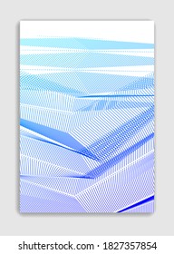 Líneas abstractas vector diseño de folletos minimo moderno, plantilla de cubierta, degradado geométrico de semitono. Para carteles, carteles, afiches, volantes. Hermosa y especial textura de patrón.