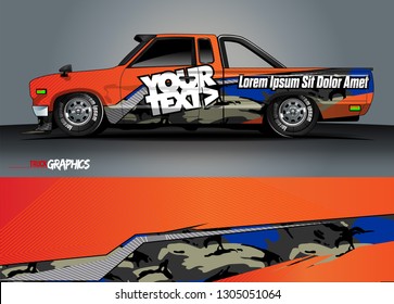 abstract lines vector with modern camouflage design concept  for truck and vehicles graphics vinyl wrap 