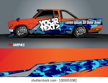 abstract lines vector with modern camouflage design concept  for truck and vehicles graphics vinyl wrap 