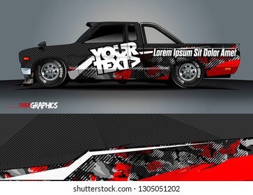 abstract lines vector with modern camouflage design concept  for truck and vehicles graphics vinyl wrap 
