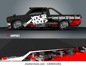 abstract lines vector with modern camouflage design concept  for truck and vehicles graphics vinyl wrap 