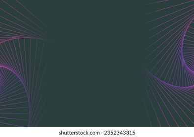 Abstract lines wave background. flowing wave lines. Digital future technology concept. Vector illustration