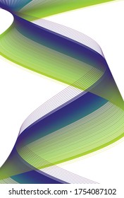 Abstract lines wave, creative background.