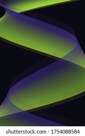 Abstract lines wave, creative background.