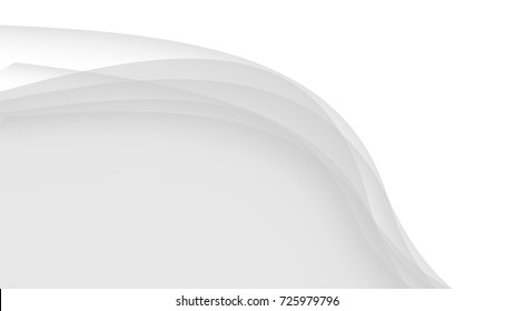 Abstract Lines Wave Curve White and Gray Vector Backgrounds