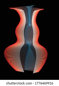 Abstract lines & wave. Good for web page, wallpaper, graphic design, catalog, texture or background.