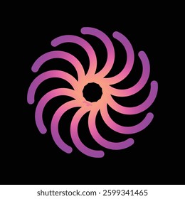 Abstract lines wave poster background vector. Minimalist color cover template with vibrant perspective line wave. Ideal design for banner, flyer, music, ads. social media, cover