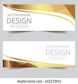 Abstract lines wave square geometric texture. Vector gold banner background for web design wedding card and love.