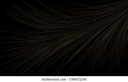 Abstract lines with wave swirl curve on yellow brown grey background
