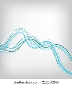 Abstract lines and waves