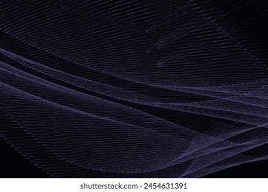 Abstract lines waves background design | Creative Desktop Wallpaper, 3d rendering of abstract background | Optoelectronics technology for conducting light in vibrational cycles | The photon flow desig