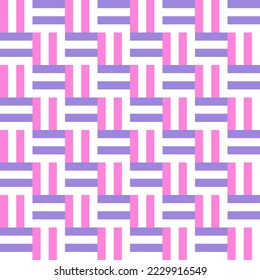 líneas abstractas tejen un punto violeta rosa y morado multiforma sobre fondo blanco para regalo textil y de papel