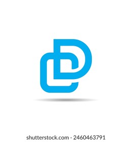 Un logotipo abstracto de Enlace entrelaza formas geométricas, lo que sugiere conectividad y unidad. Su sencillez irradia modernidad y colaboración.