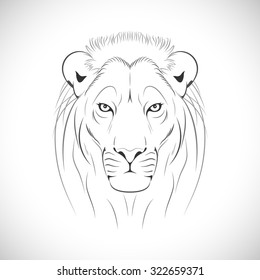 Abstract Lion