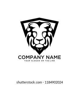 Abstract Lion head logo