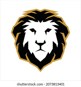 ilustración abstracta del vector de la cabeza del león. plantilla vectorial de diseño de logotipo de león